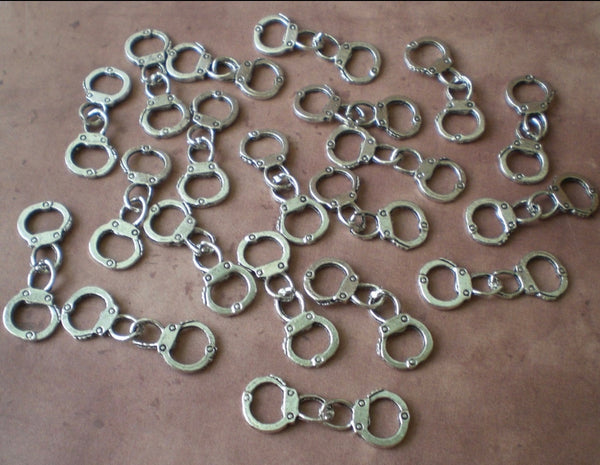 Mini handcuff charms
